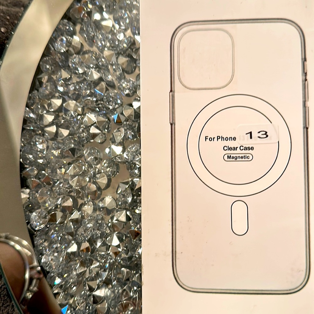 iPhone 13 clear magnetic case